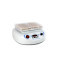 Microplate shaker for 2 or 4 plates, platform for 2 microplates included, rpm display, direct drive
