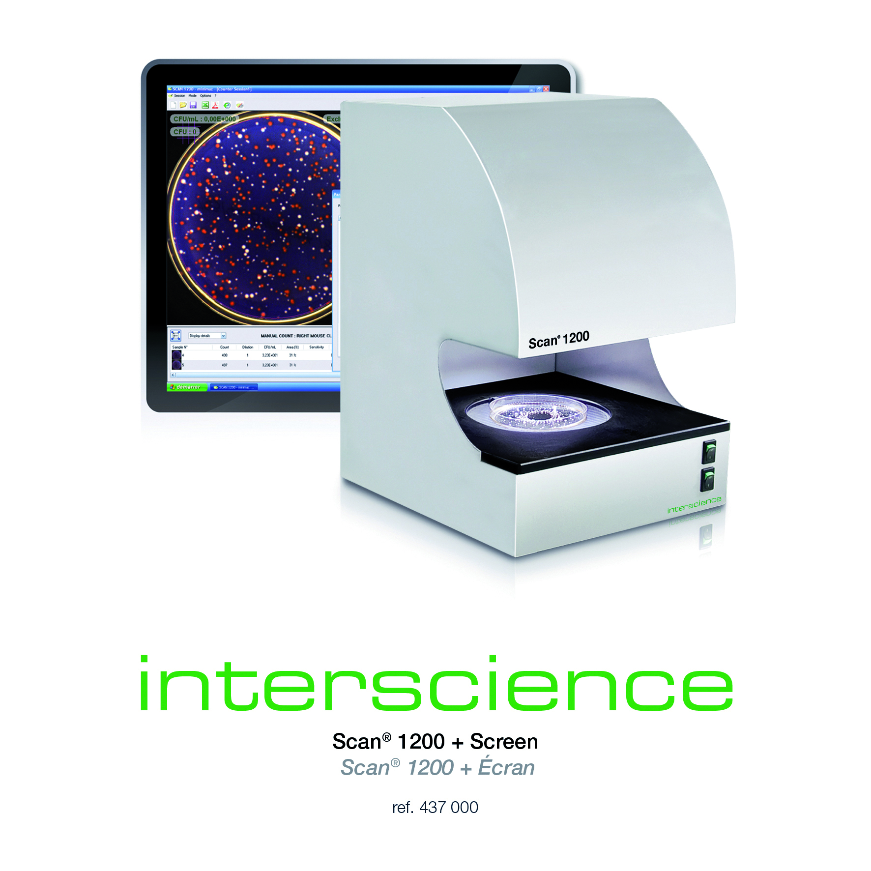 [PC별도]Scan® 1200, Automatic color colony counter & Inhibition zone reader