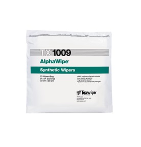AlphaWipe, 9"x9", Polyester wipers, 150 wipers/bag