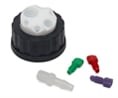 A-Line safe cap GL45 4 ports for waste