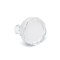 Glass filter, solvent inlet