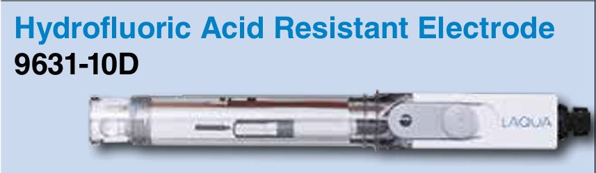 Hydrofluoric Acid Resistant pH Electrode, Plastic-body Pb free