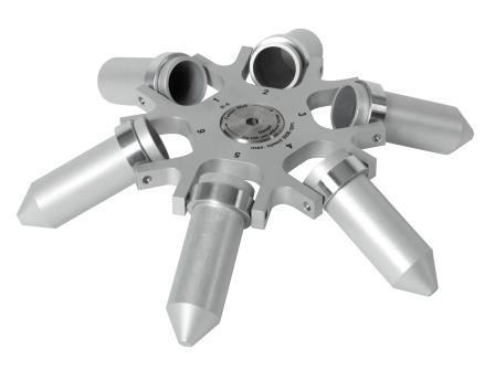 Rotor with open plastic adaptors for 6 x 50ml tubes fits LMC-3000 and LMC-4200R