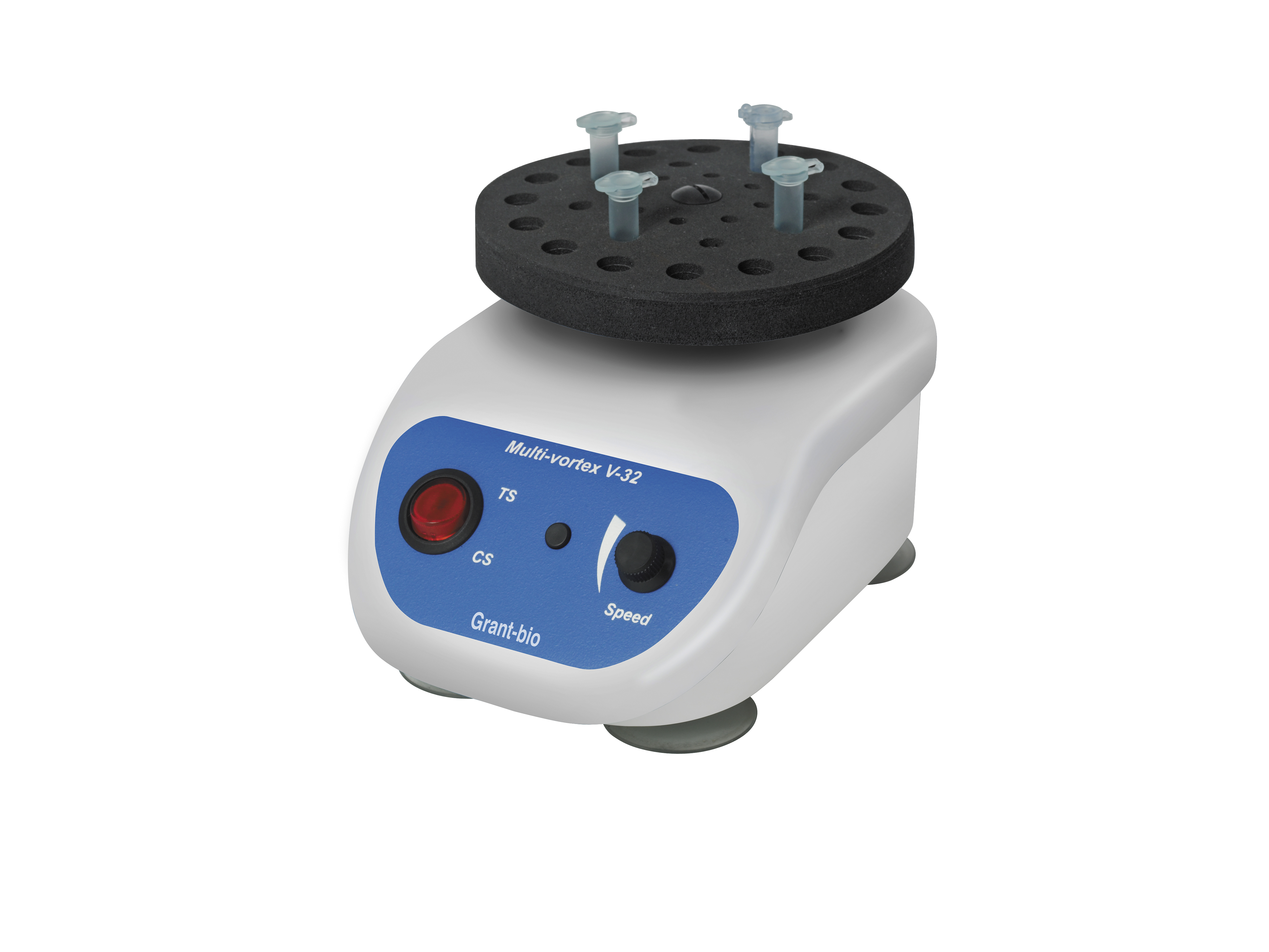 Vortex mixer multi-tube, 500 - 3000 rpm for up to 32  microtubes or 1 tube up to 15ml 