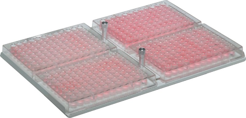 Platform for 4 microplates