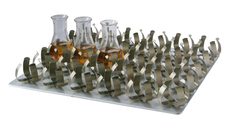 Platform with spring clamps for 30 x 100ml flasks fits PSU-20i and ES-80