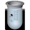 Vessel, Easi-Lock, 1 L, Glass, USP, Clear, Vision, Serialized