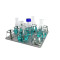 Platform with spring clamps for 9 x 500ml flasks fits PSU-20i and ES-80
